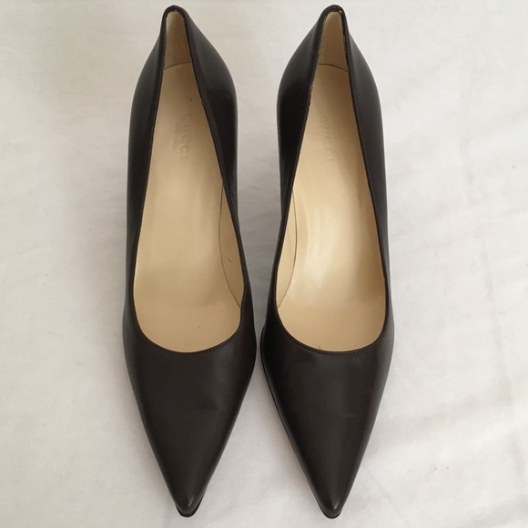 Gucci Shoes - GUCCI Leather Pumps